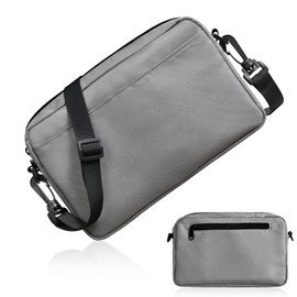 Tonriga Men's Shoulder Bag, Large Capacity, Messenger Bag, Lightweight, Crossbody Bag, Work or School Commute, Travel, Handbag, Luggage Belt Included, gray