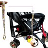 euhuton 4 Pack Color Buttons Baby Stroller Straps with Snap