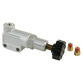 Aluminum/Steel Knob Adjustable Disk Brake Proportioning Valve Knob Style Compatible with W-ilwood 260-12627 260-8419 (M10 x 1.0 BF inlet)