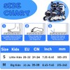 Inline Skates f√ºr Kinder Jungen M√§dchen Anf√§nger, 4 Size verstellbare