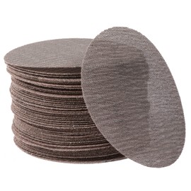 150GRIT 50pcs 5-Inch Mesh Abrasive Sanding Discs Hook & Loop Sandpaper, Dust Free Anti-Blocking Net Sandpaper Sheets for Auto Body, Wood, Drywall, Metal