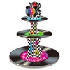 3 Tier 1950's Rock and Roll Music Party Decorations Record
