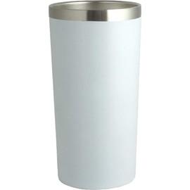 Living Tumbler, 15.9 fl oz (450 ml), Vacuum Insulated, Stainless Steel, White MIP