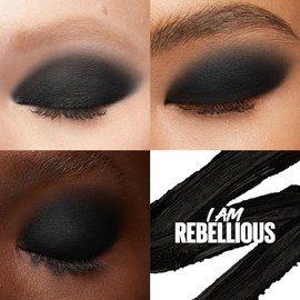 Maybelline Sombra De Ojos En Barra Multiusos Color Tattoo Longwear, Maquillaje De Ojos Todo En Uno Que Dura Hasta, I Am Rebellious (Negro Mate), 1 Unidad 100 Soy Rebelde (Negro Mate) 1 Unida