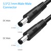 Male to Male DC Cable 12V Power Extension Cord 5.5mm