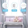 Briwooody 2 Pcs Cloud Shaped Curtain Tiebacks Curtain Acrylic Holdbacks
