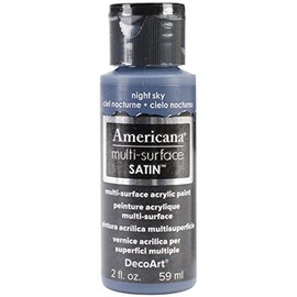 DecoArt Acrylics Multi-Purpose Paint, Night Sky Satin
