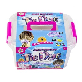 Kids Create - Kids Crafts - Art & Craft Supplies - Kids Activity Packs - Craft Box for Kids - Make Your Own for Kids - Tie Die Hair Accessories Set - Paints, Gloves and Hair Accessories Included