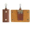 Kaaipee Leather Key Case, 6 Rows Genuine Leather Key Holder,