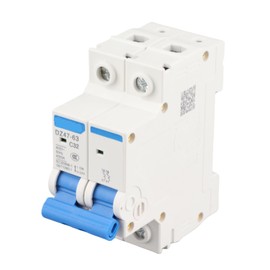 DZ47-63 RCCB Differential Switch Residual Current Circuit Breaker Life-Saving 32A Thermal Breaker Thermal Magnetic Differential, for Home Decoration, Engineering Construction, Network Transformation