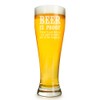 Beer Is Proof That God Loves Us and Wants Us to Be Happy Engraved 16 ounce Beer Glass Pilsner