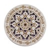 History & Heraldry Woodcuts Sentiment Wooden Coaster Gift Idea First