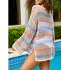 CUPSHE Women's Bikini Cover Up Summer Crochet Top Round Neck