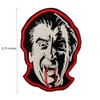 Cute-Patch Count Dracula Christopher Lee Embroidered Iron on sew on