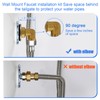 Tuanse 4 Pack Installation Kit for Wall Mount Commercial Faucet,