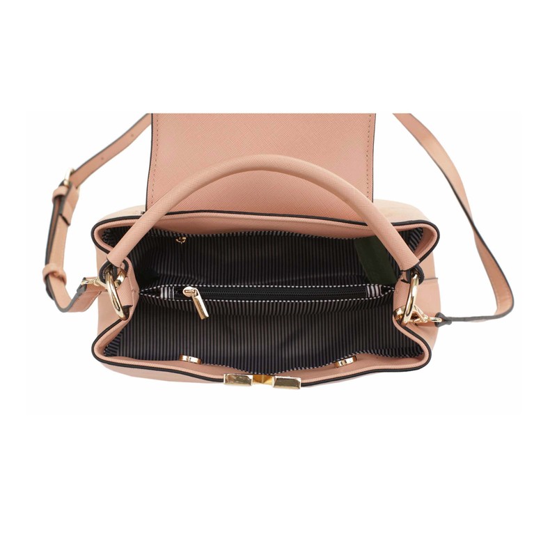 EVVE Women's Small Satchel Bag Classic Top Handle Purses Fashion