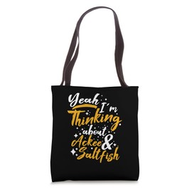 Ackee & Saltfish Traditional Jamaican Food Lover Tote Bag