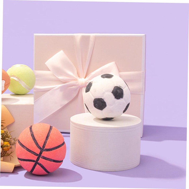 Gatuida 2pcs Portable Football Shape Bathing Natural Bath Salt for