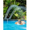 Pool Fountain for Above and In-Ground Pools, Adjustable Dual Spray