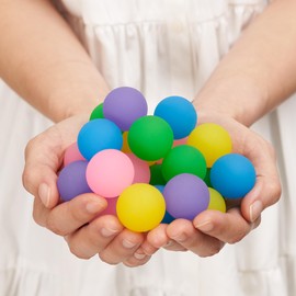THE TWIDDLERS - 170 Mini Bouncy Balls - Mixed Colour Small Balls for Pinata Fillers, Kids Birthday Party Bag Toy Favours, 1" / 2.5cm