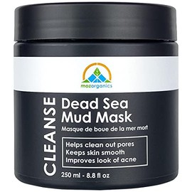 My Organic Zone Dead Sea Mud Mask for Face and Body - Best Facial Cleansing Clay for Blackheads, Whiteheads, Acne and Clogged Pores | Hydrates Skin & Improves Oily Skin (250g./8.8oz.) (Single)
