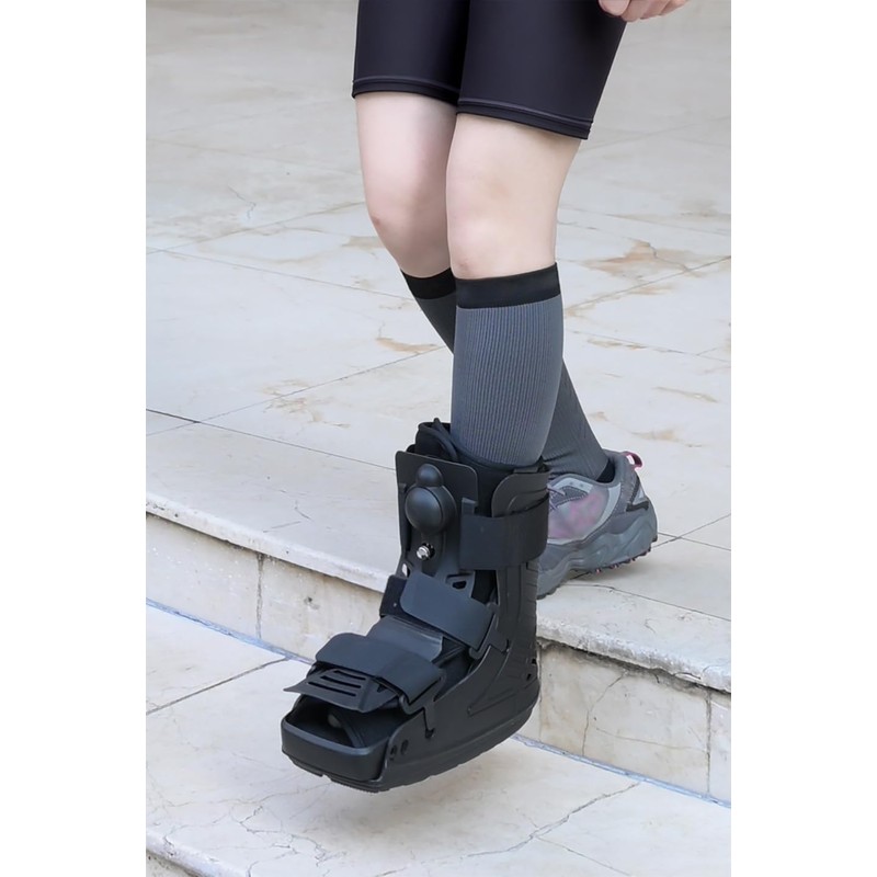Mathgetin Air Cam Walker Boot, Short Inflatable Walking Boot Medical