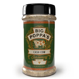 Big Poppa's Cash Cow Seasoning – Unleash Flavor of Your Beef Recipes – Mouth-Watering Meat Rub - Use it for Beef Tenderloin, Beefsteak, Beef Brisket and Even Mushrooms! (13 Oz)