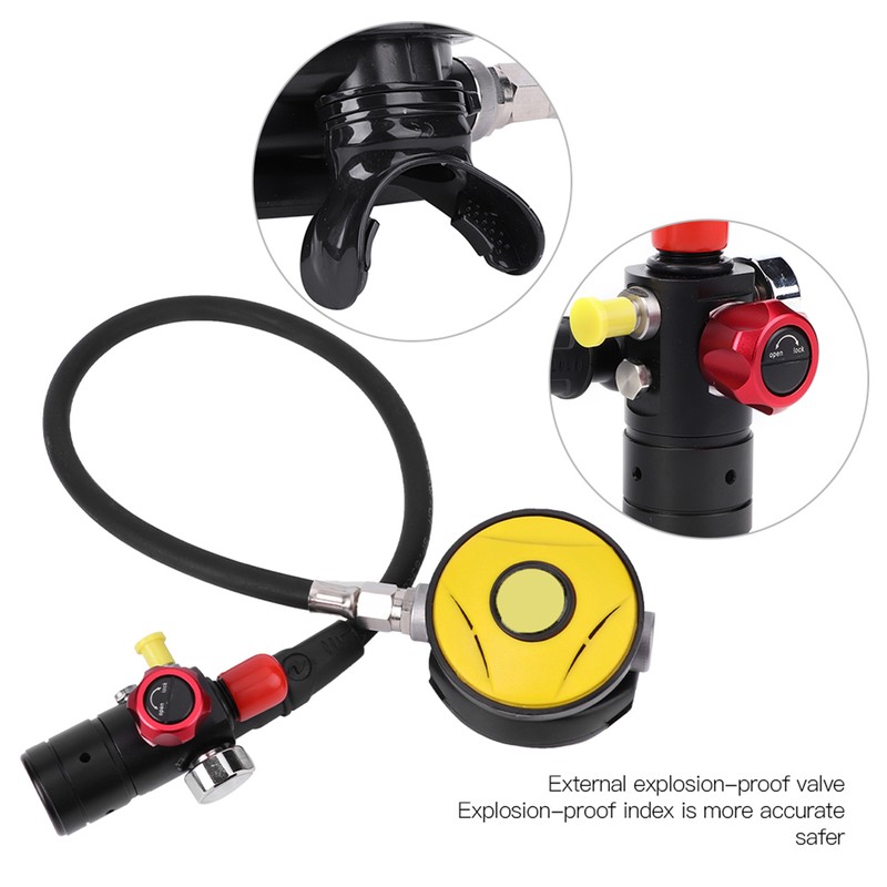 Breathing Scuba Valve Aluminum Alloy S400 Snorkeling Dive Equipment