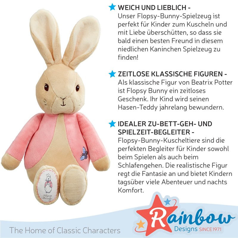 Rainbow Designs Peter Rabbit My First Flopsy Bunny