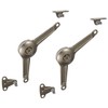 Gedotec Duo flap fitting adjustable for flap height: 200-500 mm,