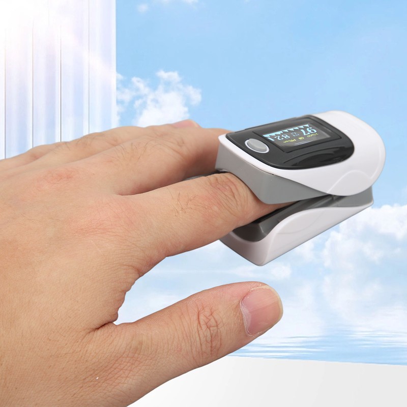 Fingertip Pulse Oximeter Heart Rate Measurement Blood Oxygen SpO2 Saturation