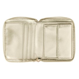 GUESS Eco Mai SLG Small Zip Around Wallet White, White, Minimalist
