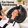 Inflatable Hair Wash Basin for Home Shampooing - Portable PVC