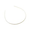 VINGTAINE HK-266-G- Metal Twist Headband Hair Accessories, Thin, Simple,