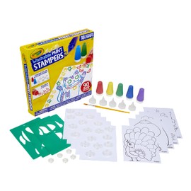 Crayola Washable Paint Stampers, Kids Paint Set, Gift for Boys & Girls, Ages 6, 7, 8, 9