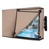 ULTCOVER Waterproof Outdoor TV Cover with Clear Front Flap for
