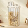 Cereal Containers Storage, 5.5Lbs Rice Container, BPA Free Plastic Storage