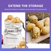 Potato Onion Storage Bags 3PCS Reusable Produce Storage Bags Breathable