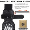 PUPTECK Anti Slip Dog Socks 2 Pairs with Double Grippers
