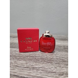 Coach NEW WOMENS COACH LOVE EAU DE PARFUM MINI BOTTLE SPLASH 4.5 ML / 0.15 FL OZ