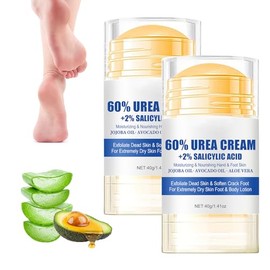 Crema Hidratante y Anti-Grietas para Pies con 60% de Urea, Crema Hidratante y Relajante para Pies Mejorada 2025, Crema para Pies y Manos que Repara e 