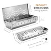 2PCS Stainless Steel Smoker Box for Weber,Gas Grill Smoker Box