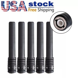 For Icom 5x VHF BNC 136-174MHz 4.3 Inch Antenna For V80 V82 V8 V85 V80E HT440  HT90 Radio