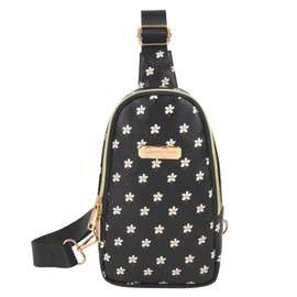 Jessica Simpson One Strap Mini Crossbody Sling Bag Backpack for Women, Waterproof, with Adjustable Strap (Baby's Breath)