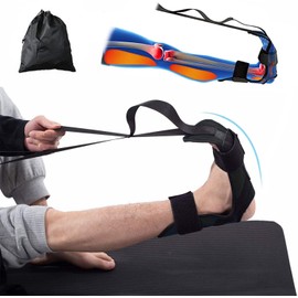 KimDaro Foot and Calf Stretcher for Plantar Fasciitis, Leg Stretcher, Improve Leg Stretching, Premium Physical Therapy Stretch Strap Improves Strength and Relief of Heel Spurs, Calves