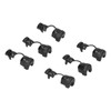 100Pcs Nylon Wire Grommet Strain Relief Bushing Electric Cable Fixing