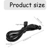 4pcs Stylish Bow Banana Clips Non-Slip Medium Ponytail Holder Hair