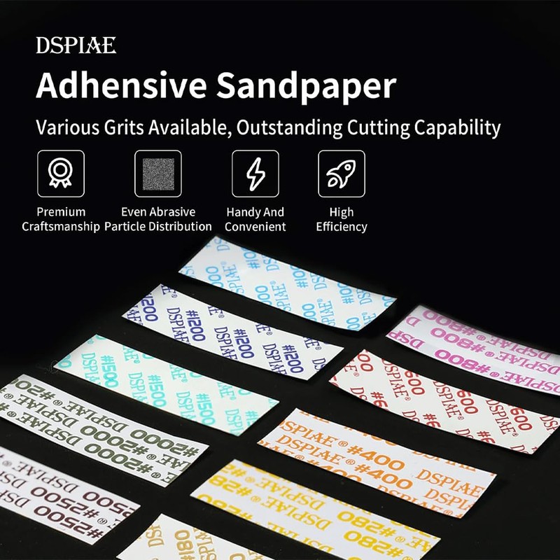 DSPIAE MSP Die-Cutting Adhesive Sandpaper