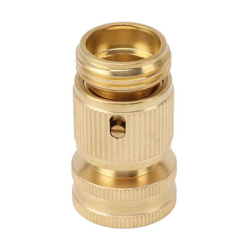 2PCS Water Hose Quick Connector Brass 3/4 Inch Male and