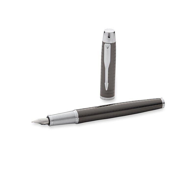 Parker S0908680 IM Premium Fountain Pen, Medium Nib - Chiselled
